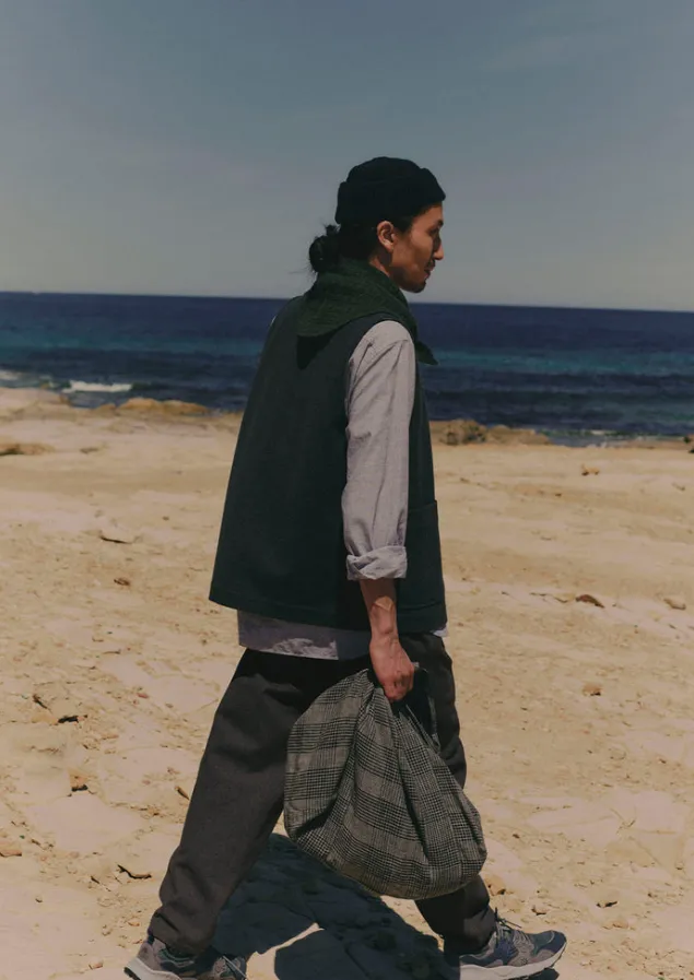 melton_wool_blend_gilet_2.webp Coats & Jackets | Knitwear-TOAST Melton Wool Blend Gilet Charcoal