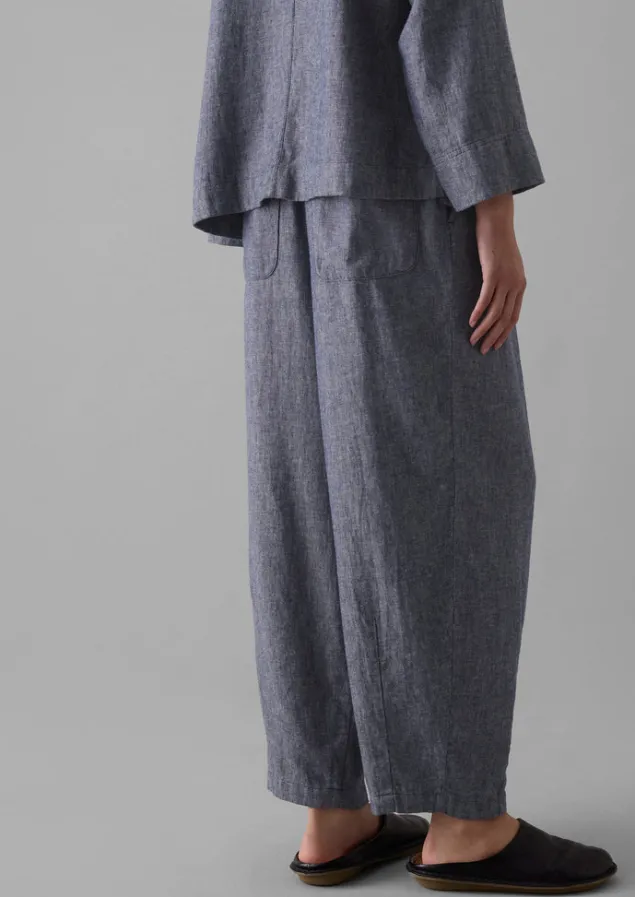 minako_cotton_linen_twill_trousers_7.webp Linen | Loungewear-TOAST Minako Cotton Linen Twill Trousers IndigoBlue