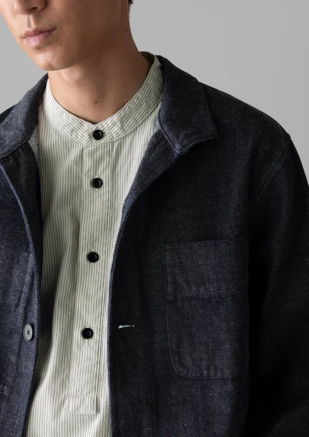 monty_japanese_denim_jacket_3.webp Denim | Workwear-TOAST Monty Japanese Denim Jacket Indigo