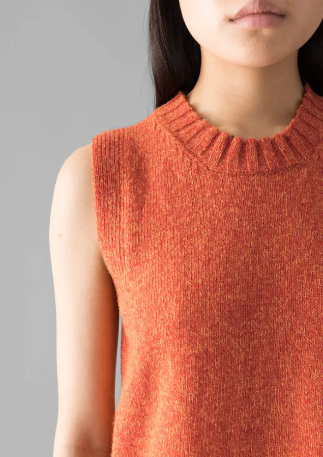 neat_mouline_wool_tank_3.webp Knitwear-TOAST Neat Mouline Wool Tank AmberMarl