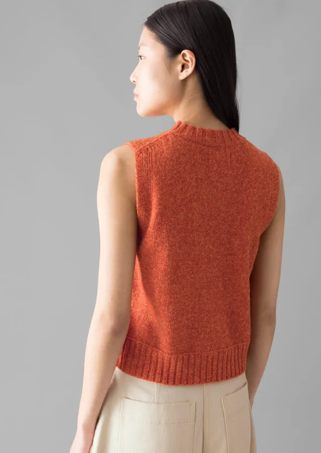 neat_mouline_wool_tank_4.webp Knitwear-TOAST Neat Mouline Wool Tank AmberMarl