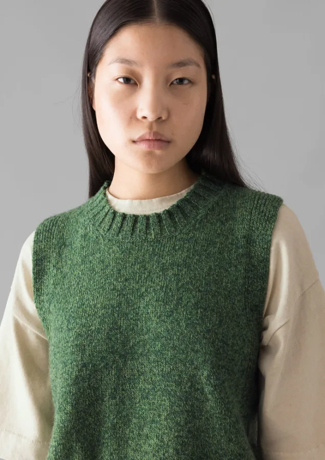 neat_mouline_wool_tank_6.webp Knitwear-TOAST Neat Mouline Wool Tank ThornGreenMarl