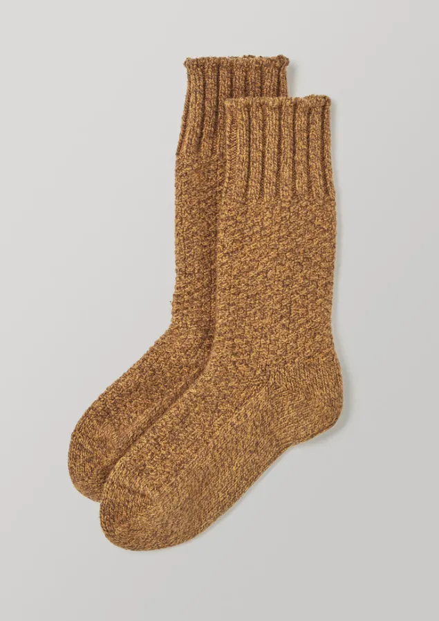Socks-TOAST Nishiguchi Kutsushita Boot Socks Mustard