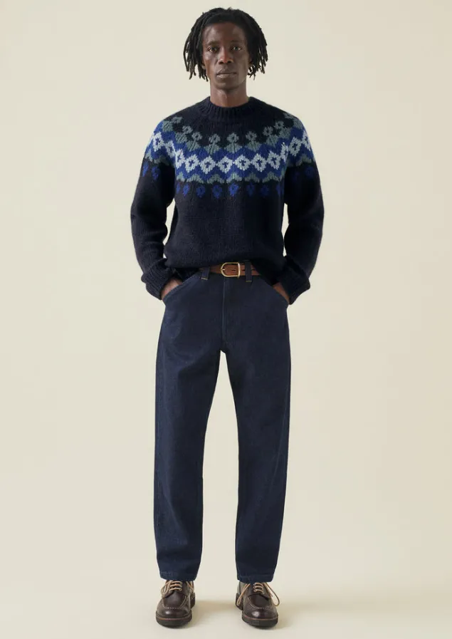 Denim | Workwear-TOAST Norv Organic Cotton Tapered Jeans DarkIndigo
