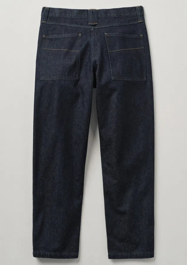 norv_organic_cotton_tapered_jeans_10.webp Denim | Workwear-TOAST Norv Organic Cotton Tapered Jeans DarkIndigo