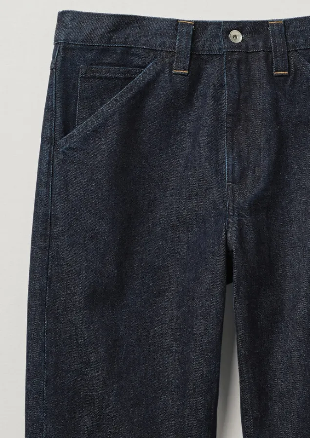 norv_organic_cotton_tapered_jeans_11.webp Denim | Workwear-TOAST Norv Organic Cotton Tapered Jeans DarkIndigo