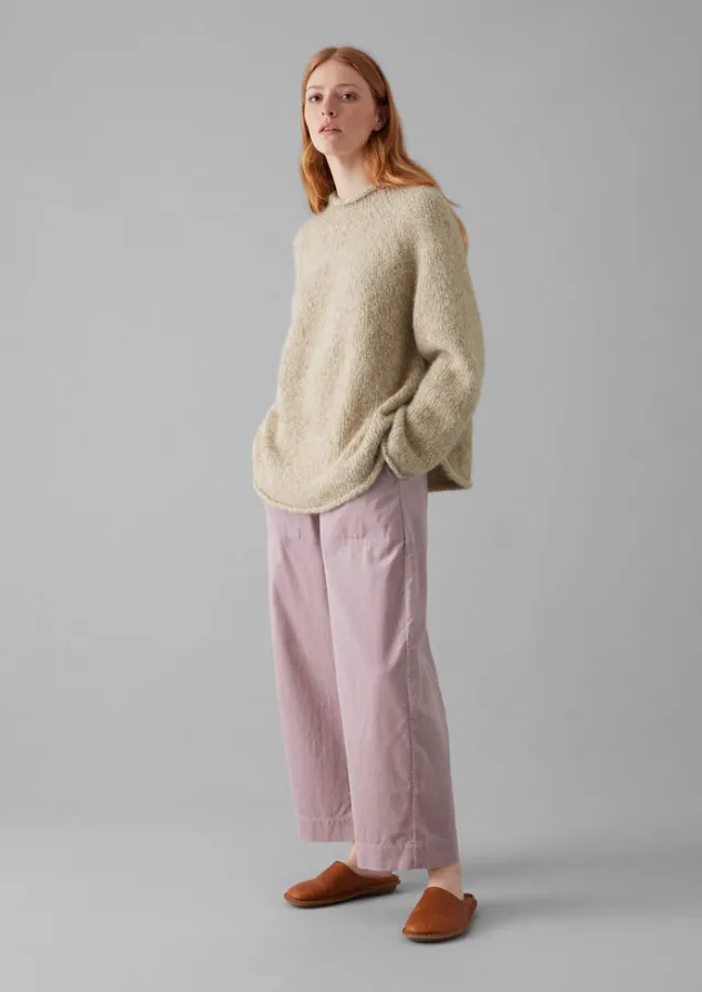 Cord | Loungewear-TOAST Organic Cord Barrel Leg Trousers WoodLilac