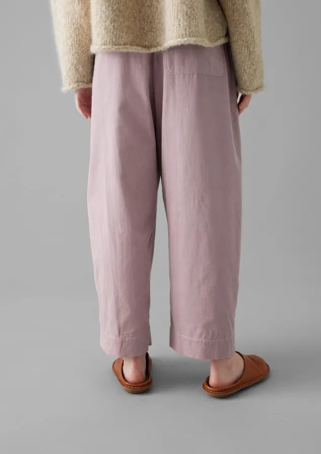 organic_cord_barrel_leg_trousers_10.webp Cord | Loungewear-TOAST Organic Cord Barrel Leg Trousers WoodLilac