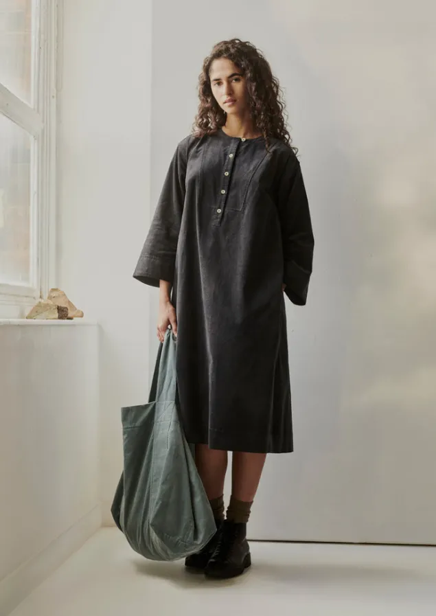organic_cord_lounge_bag_11.webp Bags & Belts | Bags & Belts-TOAST Organic Cord Lounge Bag DustyBlue