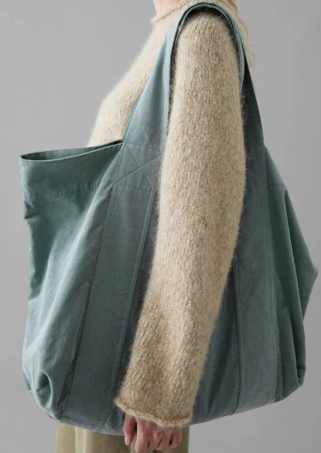 organic_cord_lounge_bag_12.webp Bags & Belts | Bags & Belts-TOAST Organic Cord Lounge Bag DustyBlue
