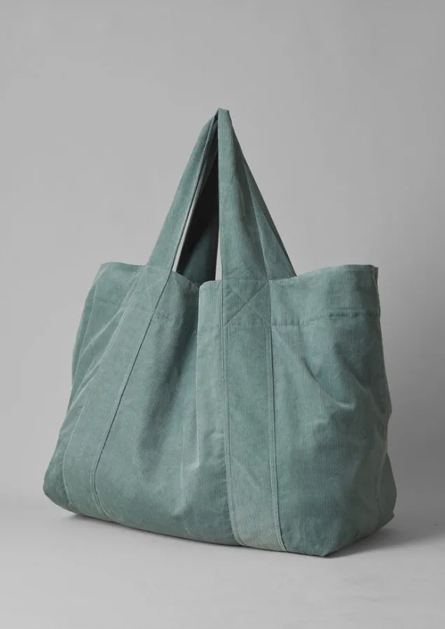 organic_cord_lounge_bag_4.webp Bags & Belts | Bags & Belts-TOAST Organic Cord Lounge Bag DustyBlue