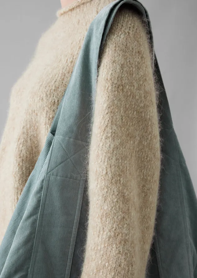 organic_cord_lounge_bag_6.webp Bags & Belts | Bags & Belts-TOAST Organic Cord Lounge Bag DustyBlue