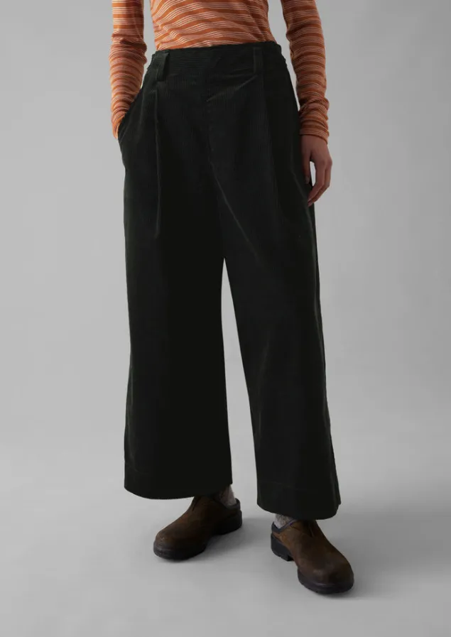 organic_cord_pleat_front_trousers_9.webp Cord | Trousers-TOAST Organic Cord Pleat Front Trousers BrownSlate