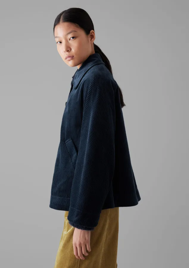 organic_cord_swingy_jacket_13.webp Cord | Workwear-TOAST Organic Cord Swingy Jacket DustyNavy