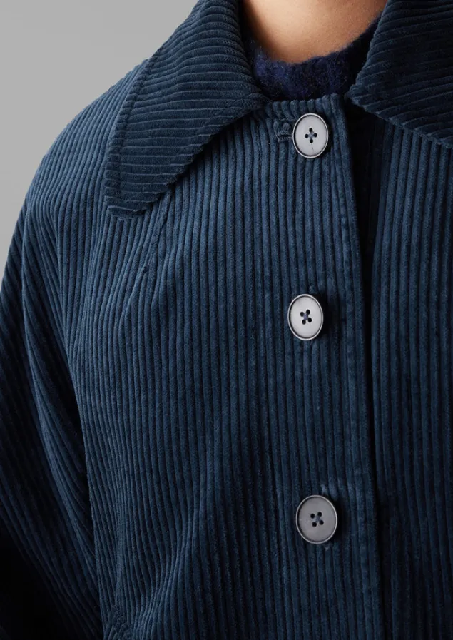 organic_cord_swingy_jacket_2.webp Cord | Workwear-TOAST Organic Cord Swingy Jacket DustyNavy