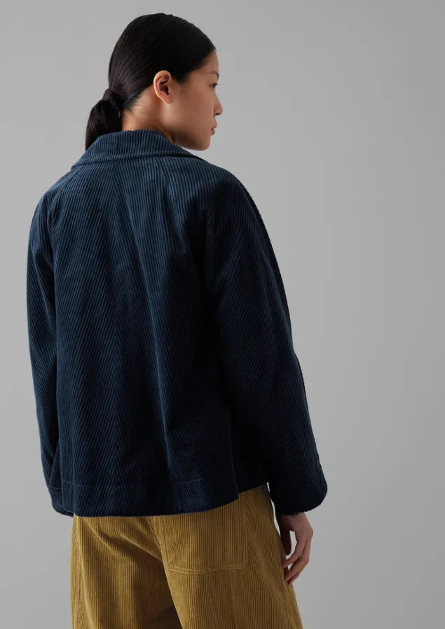 organic_cord_swingy_jacket_9.webp Cord | Workwear-TOAST Organic Cord Swingy Jacket DustyNavy