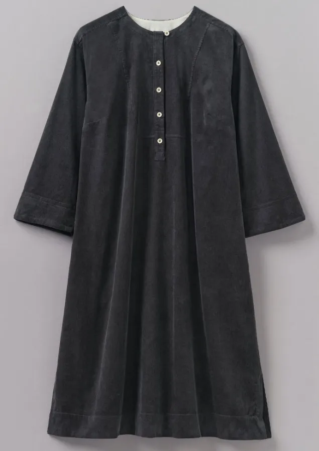 organic_cord_tunic_dress_8-1.webp Cord | Loungewear-TOAST Organic Cord Tunic Dress Charcoal