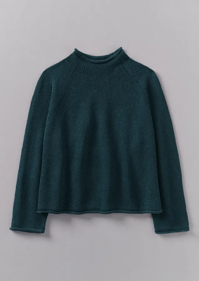 Linen | Jersey-TOAST Organic Cotton Linen Easy Sweater Puck