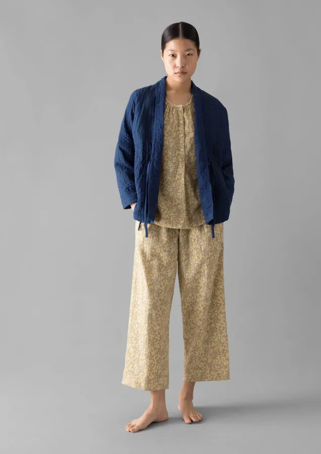 Gowns | Nightwear-TOAST Overdyed Repurposed Kantha Jacket ProvenceBlue
