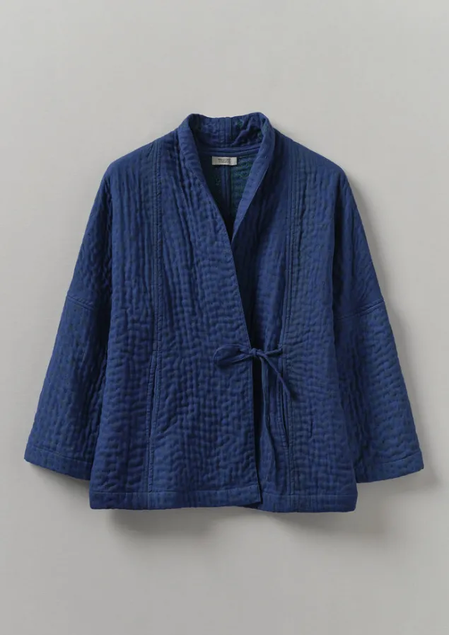 overdyed_repurposed_kantha_jacket_10.webp Gowns | Nightwear-TOAST Overdyed Repurposed Kantha Jacket ProvenceBlue