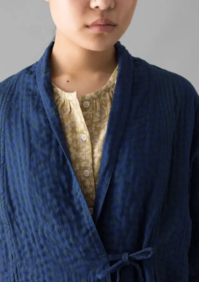 overdyed_repurposed_kantha_jacket_8.webp Gowns | Nightwear-TOAST Overdyed Repurposed Kantha Jacket ProvenceBlue