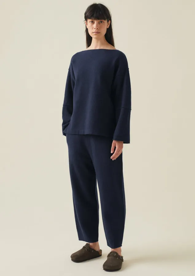 panelled_boiled_wool_sweater_2.webp Knitwear-TOAST Panelled Boiled Wool Sweater Navy