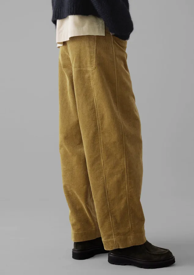 panelled_organic_cord_trousers_11.webp Cord | Workwear-TOAST Panelled Organic Cord Trousers GoldenSand
