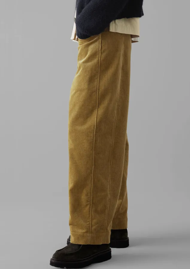 panelled_organic_cord_trousers_3.webp Cord | Workwear-TOAST Panelled Organic Cord Trousers GoldenSand
