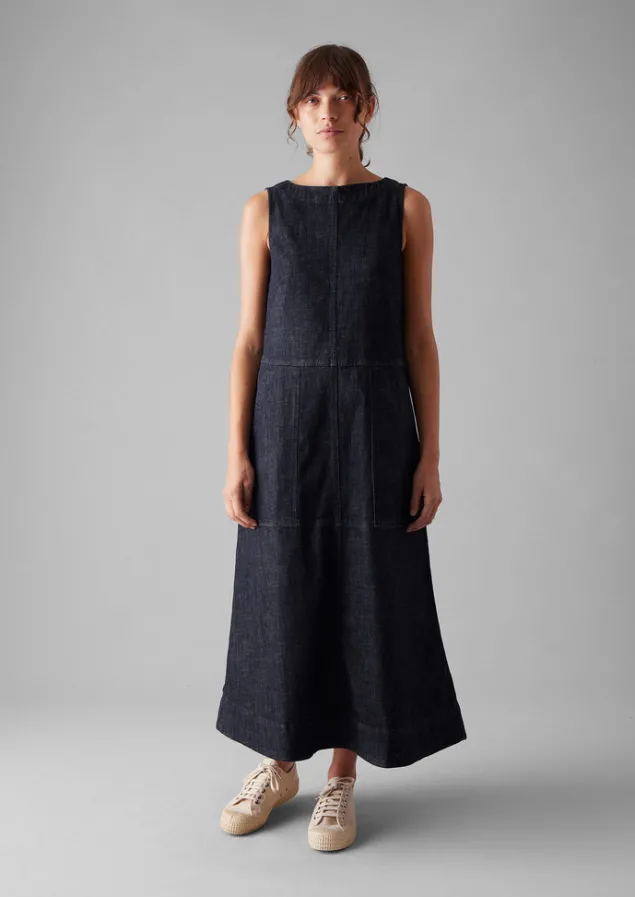 panelled_organic_indigo_denim_dress_6.webp Denim | Workwear-TOAST Panelled Organic Denim Dress Indigo