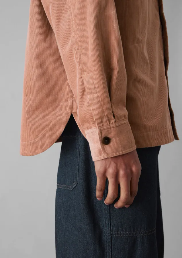 point_collar_organic_cord_shirt_8.webp Cord | Shirts-TOAST Point Collar Organic Cord Shirt RoseQuartz