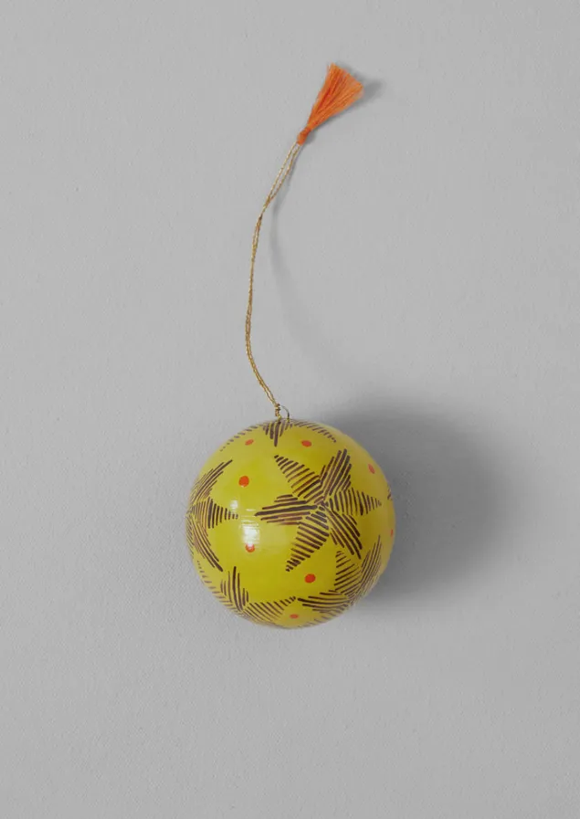 Christmas Decorations-TOAST Pointed Star Hand Painted Bauble Citrus