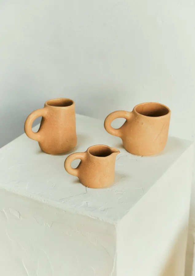 polly_liu_chubby_small_mug_5.webp Decorative Pieces | Ceramics-TOAST Polly Liu Chubby Small Mug Sand