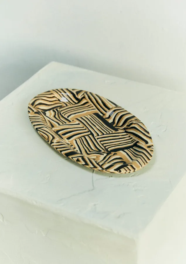 Decorative Pieces | Ceramics-TOAST Polly Liu Platter Plate BrownMulti
