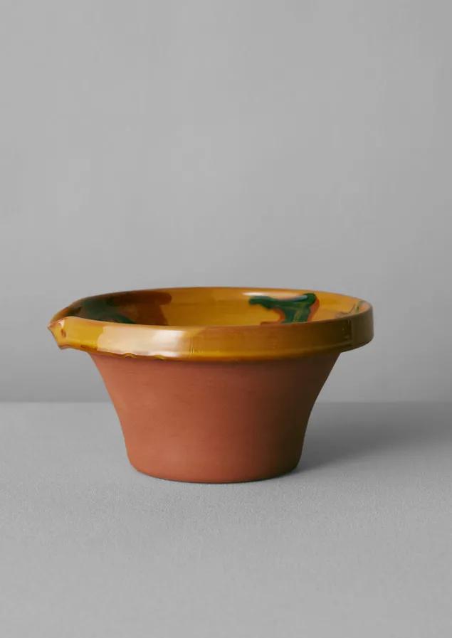 poterie_barbotine_marbled_pouring_bowl_9.webp Ceramics | Tableware-TOAST Poterie Barbotine Marbled Pouring Bowl Honey
