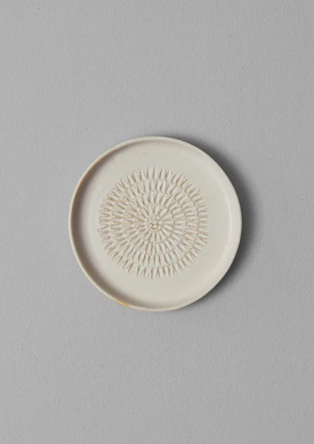 Ceramics | Kitchen-TOAST Rebecca Williams Garlic Grater MatteWhite