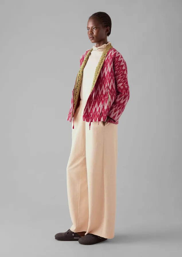 repurposed_ikat_kantha_jacket_18-1.webp Gowns | Nightwear-TOAST Repurposed Ikat Kantha Jacket Reds