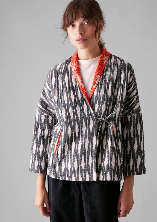 repurposed_ikat_kantha_jacket_7-2.webp Gowns | Nightwear-TOAST Repurposed Ikat Kantha Jacket Greys/Blacks