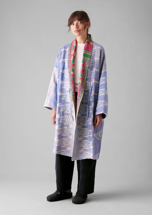 Gowns | Nightwear-TOAST Repurposed Kantha Coat Blues
