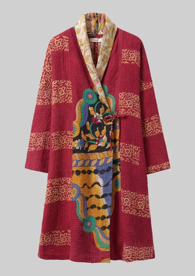 repurposed_kantha_coat_10-4.webp Gowns | Nightwear-TOAST Repurposed Kantha Coat Reds