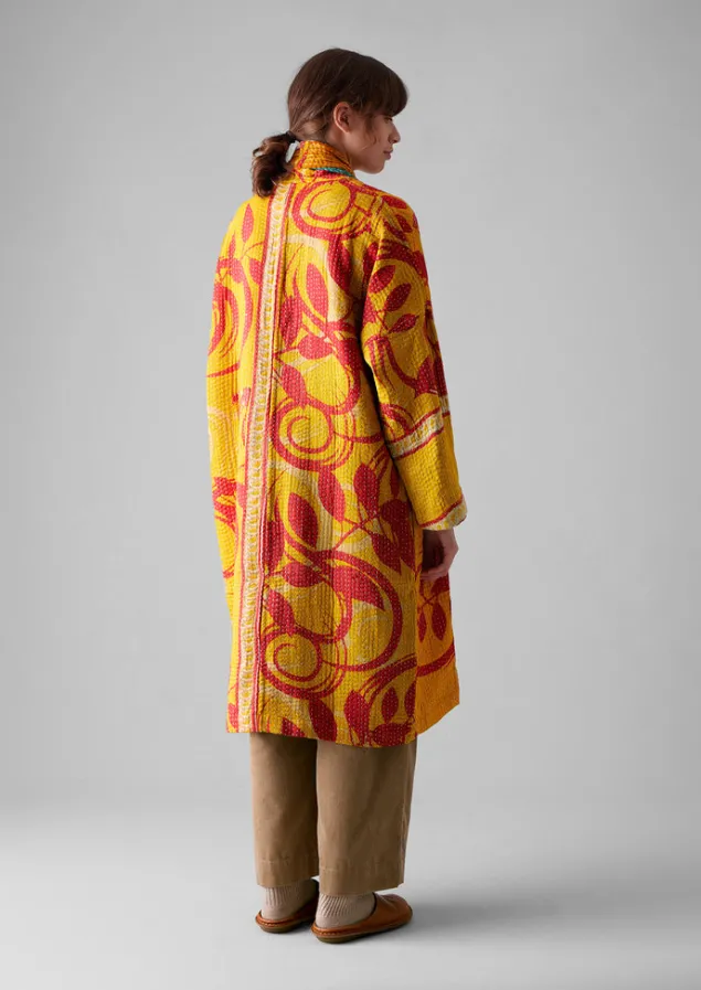 repurposed_kantha_coat_8.webp Gowns | Nightwear-TOAST Repurposed Kantha Coat Yellows