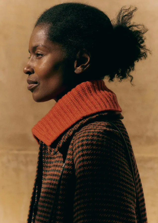 ribbed_wool_cashmere_snood_8.webp Hats, Scarves & Gloves | Cashmere-TOAST Ribbed Wool Cashmere Snood BurntEmber