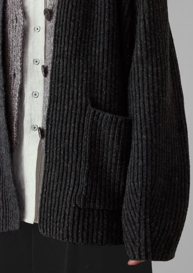 ribbed_wool_knitted_cardigan_5.webp Knitwear-TOAST Ribbed Wool Knitted Cardigan Charcoal