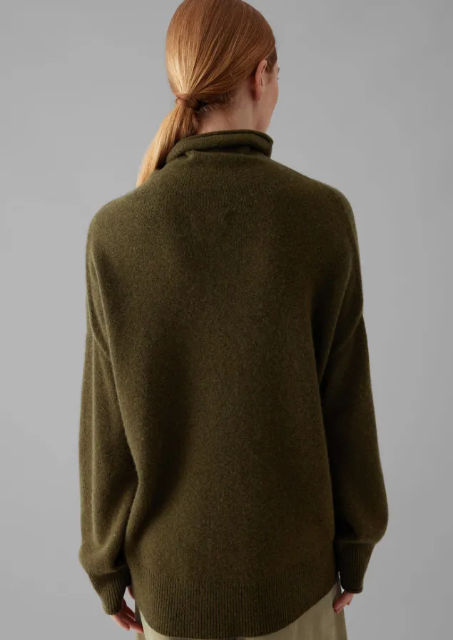 roll_neck_wool_cashmere_sweater_7-2.webp Cashmere | Loungewear-TOAST Roll Neck Wool Cashmere Sweater Olive