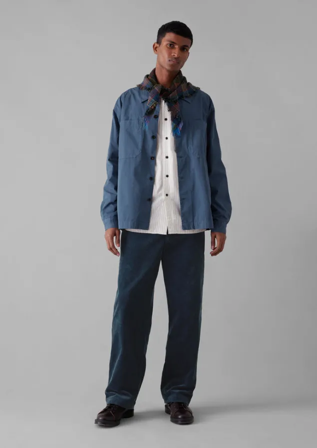 rory_organic_cord_trousers_2.webp Cord | Trousers-TOAST Rory Organic Cord Trousers DustyNavy