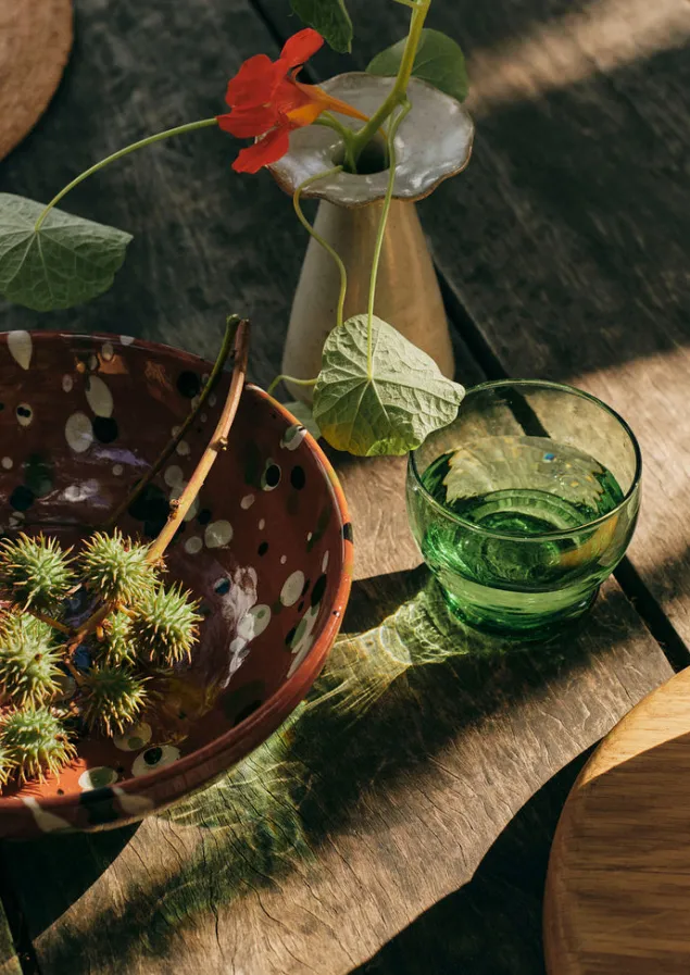 rounded_moroccan_glasses_set_6-1.webp Glass | Tableware-TOAST Rounded Moroccan Glasses Set Green