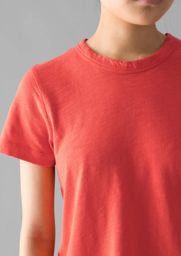 sadie_organic_cotton_boy_tee_3.webp Jersey | Tops & Tees-TOAST Sadie Organic Cotton Boy Tee Poppy
