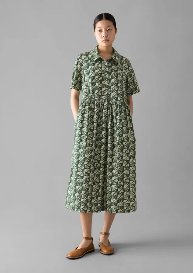 selma_cotton_shirt_dress_1-1.webp Dresses-TOAST Selma Cotton Shirt Dress Ecru/SerpentineGreen