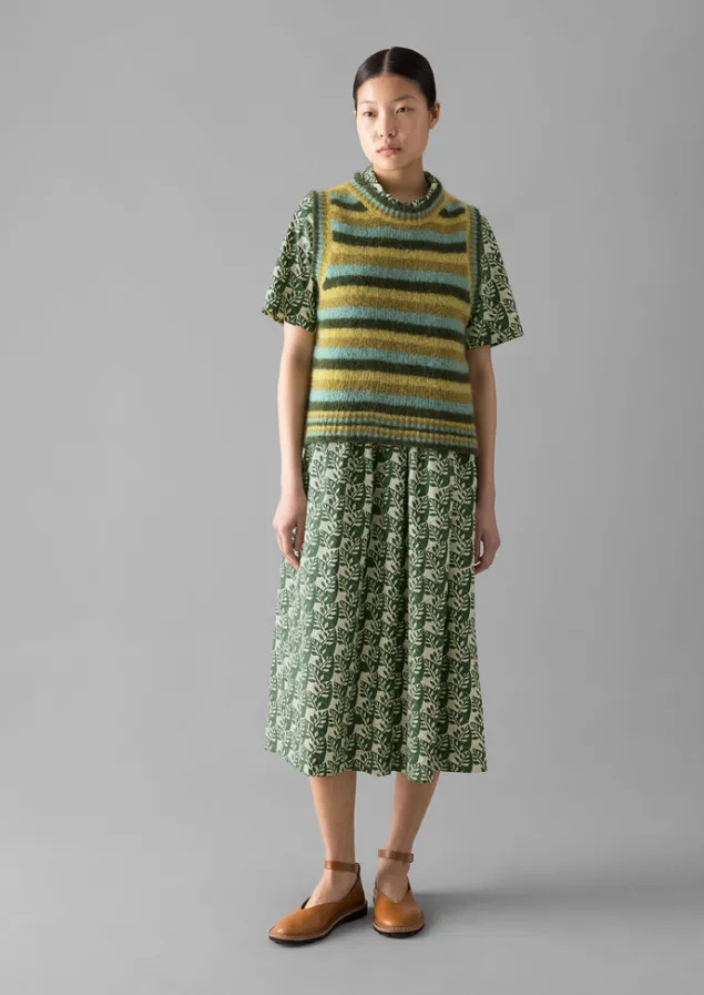 selma_cotton_shirt_dress_5.webp Dresses-TOAST Selma Cotton Shirt Dress Ecru/SerpentineGreen