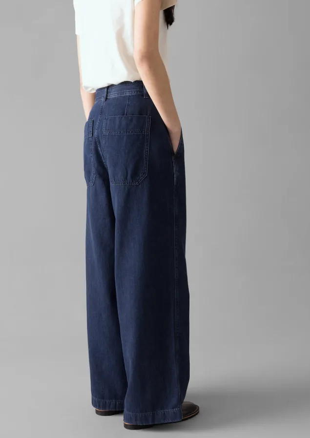 seren_flat_front_indigo_denim_trousers_3.webp Denim | Jeans-TOAST Seren Flat Front Denim Trousers Indigo