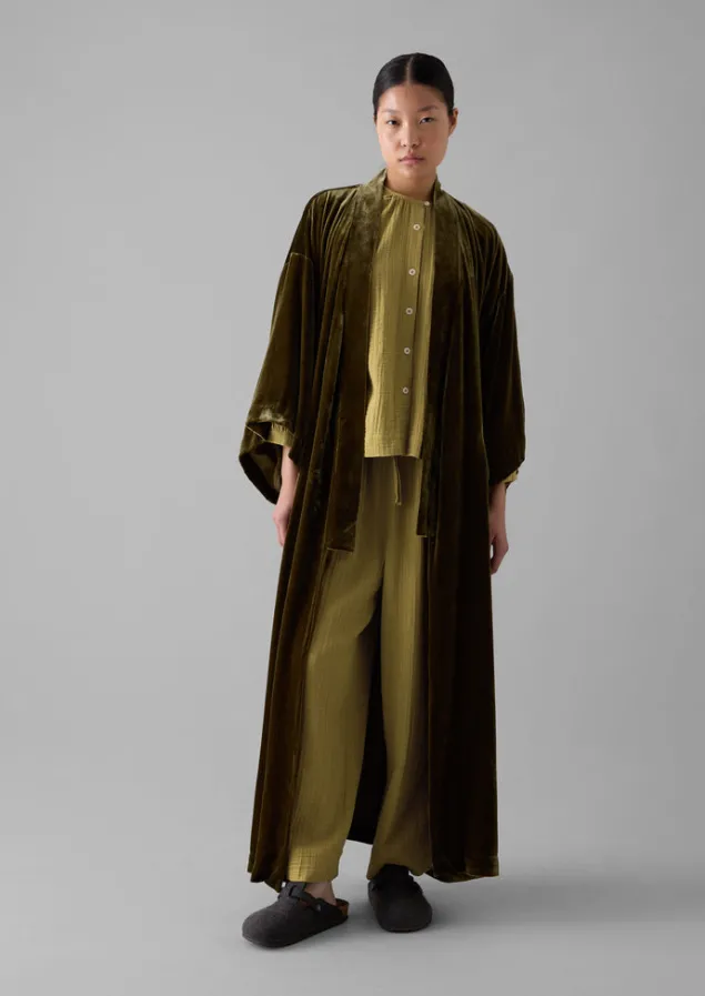 silk_velvet_gown_7.webp Velvet | Gowns-TOAST Silk Velvet Gown RichOlive